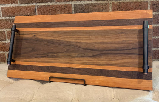 Walnut + Cherry Serving Tray