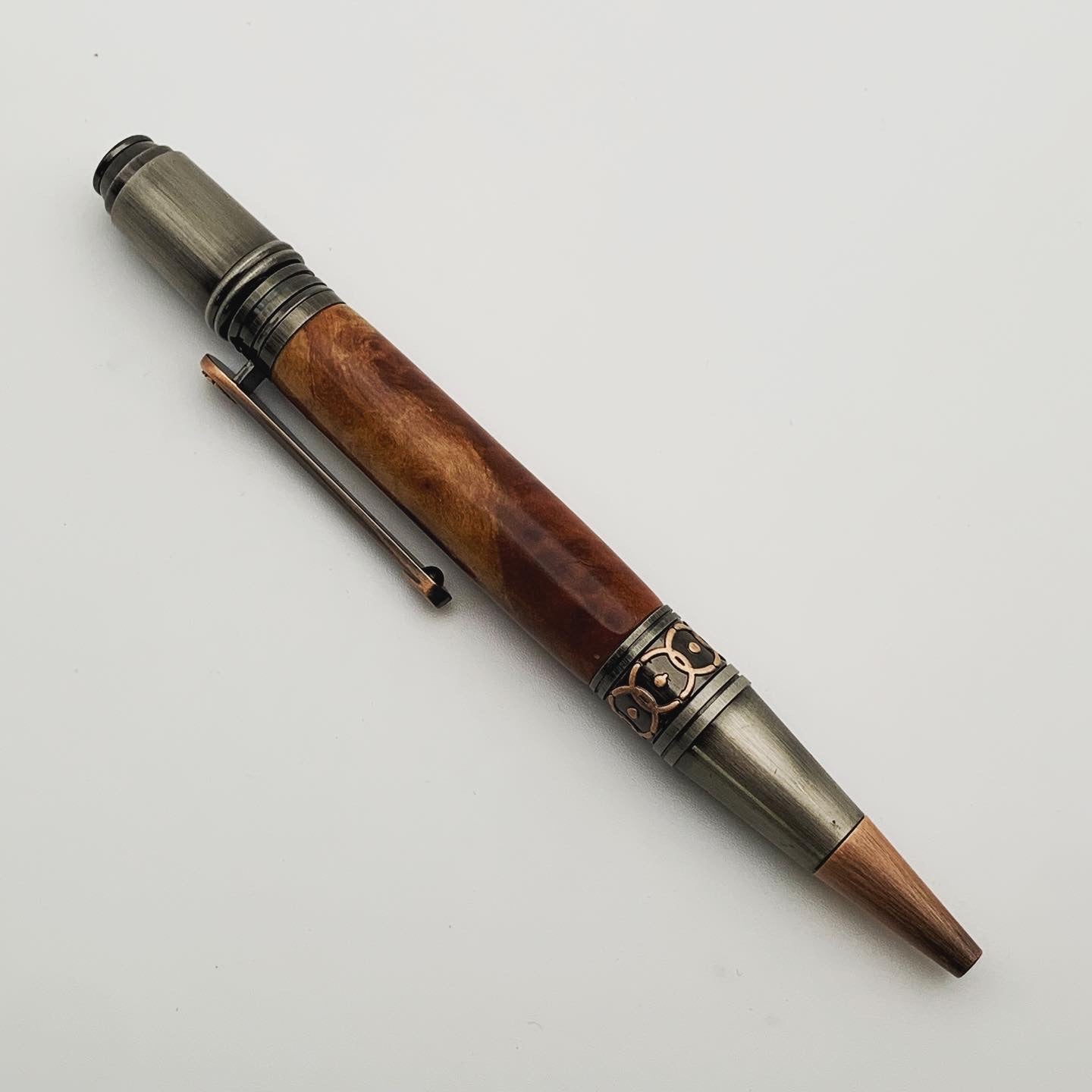 Red Mallee Burl Art Deco Pen