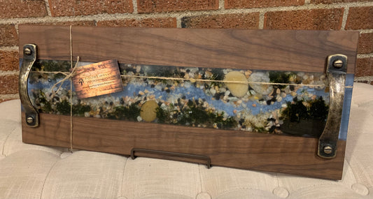 Walnut + Creek Themed Resin Serving Tray