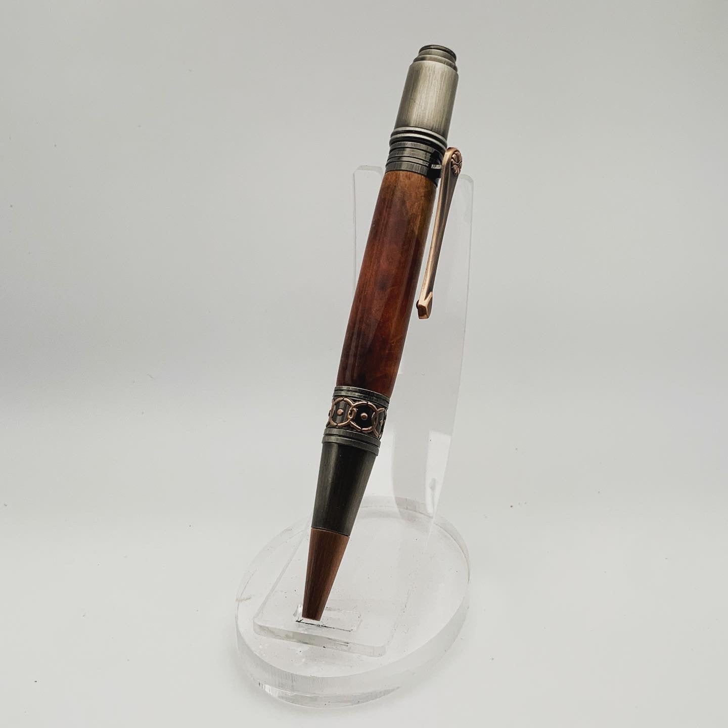 Red Mallee Burl Art Deco Pen