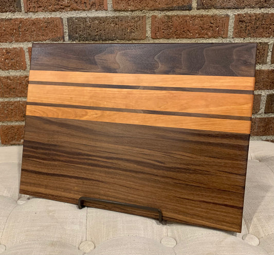 Walnut + Cherry Cutting Board
