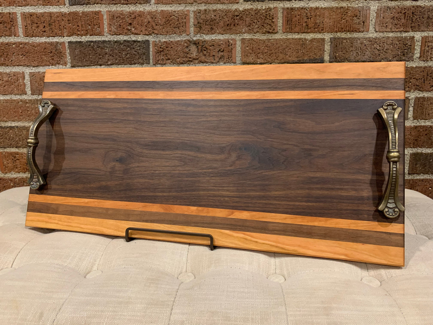 Walnut + Cherry Serving Tray