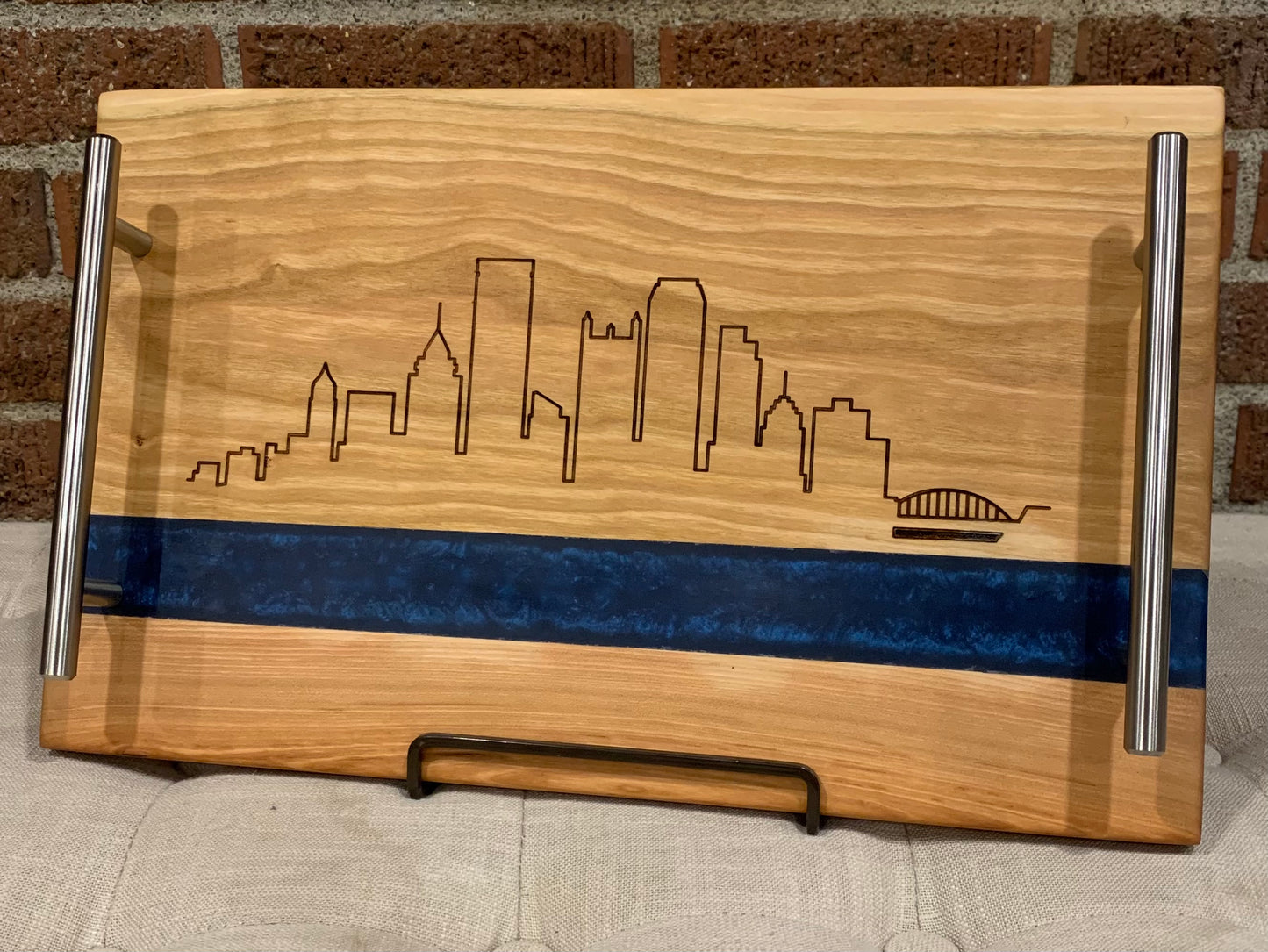 Maple + PGH Skyline Resin Serving Tray