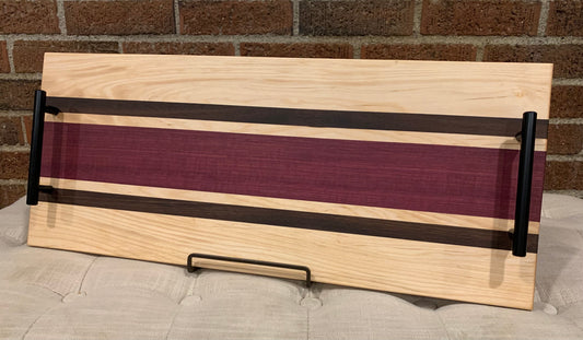 Maple + Purple Heart + Walnut Serving Tray