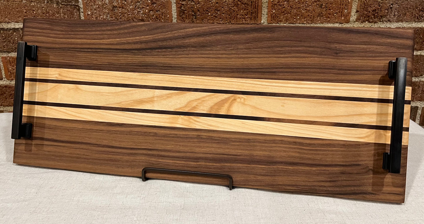 Walnut + Maple Serving Tray