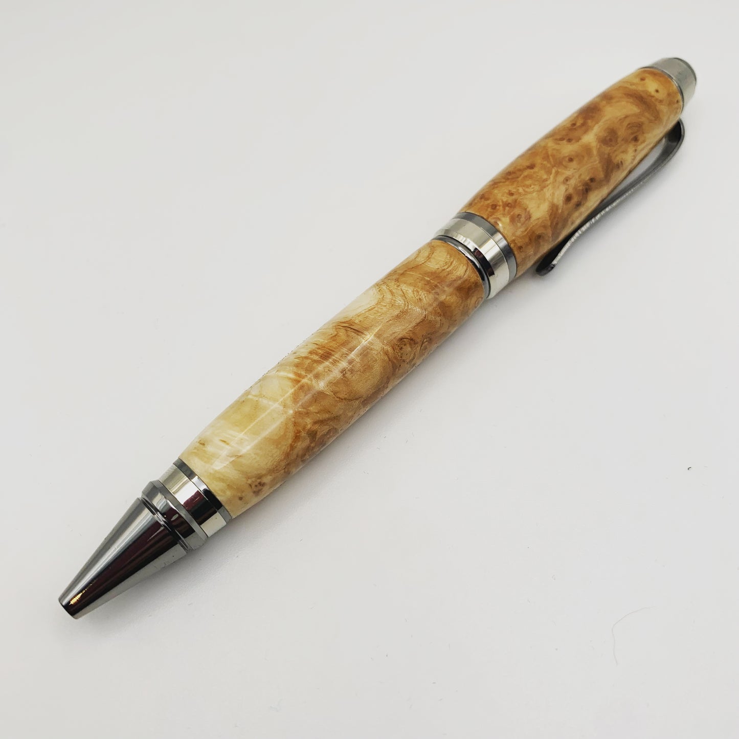 Black Ash Burl Cigar Pen