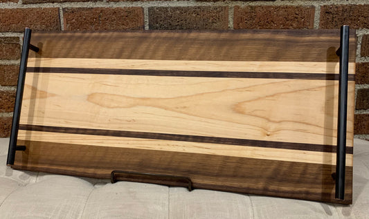 Maple + Curly Walnut Serving Tray