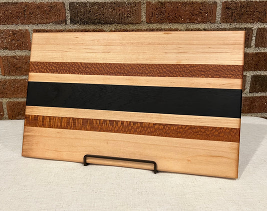 Maple + Leopardwood + Wenge Cutting Board