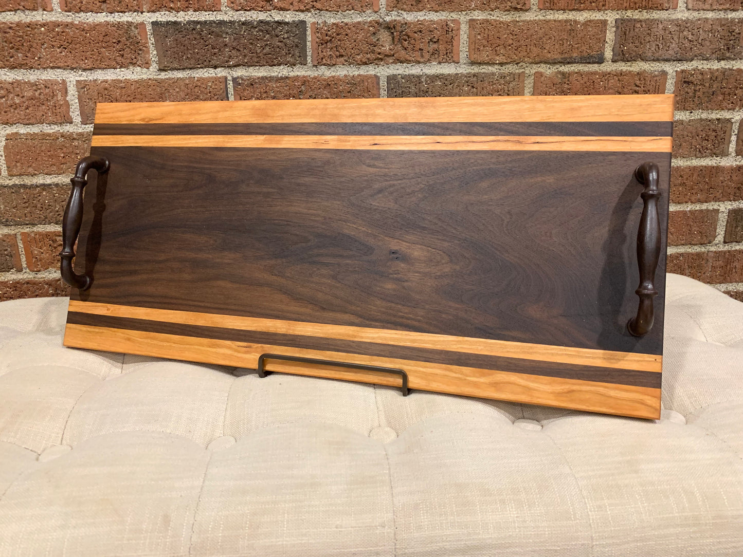 Walnut + Cherry Serving Tray