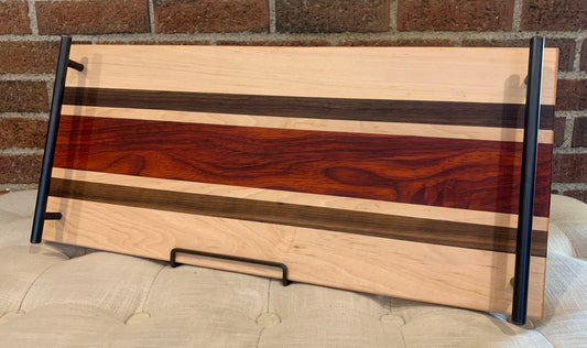 Maple + Walnut + Padauk Serving Tray