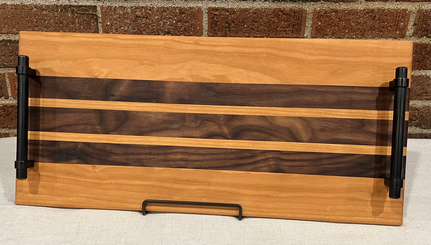 Cherry + Walnut Serving Tray