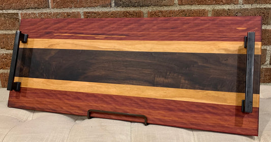 Red Cedar + Walnut + Maple Serving Tray