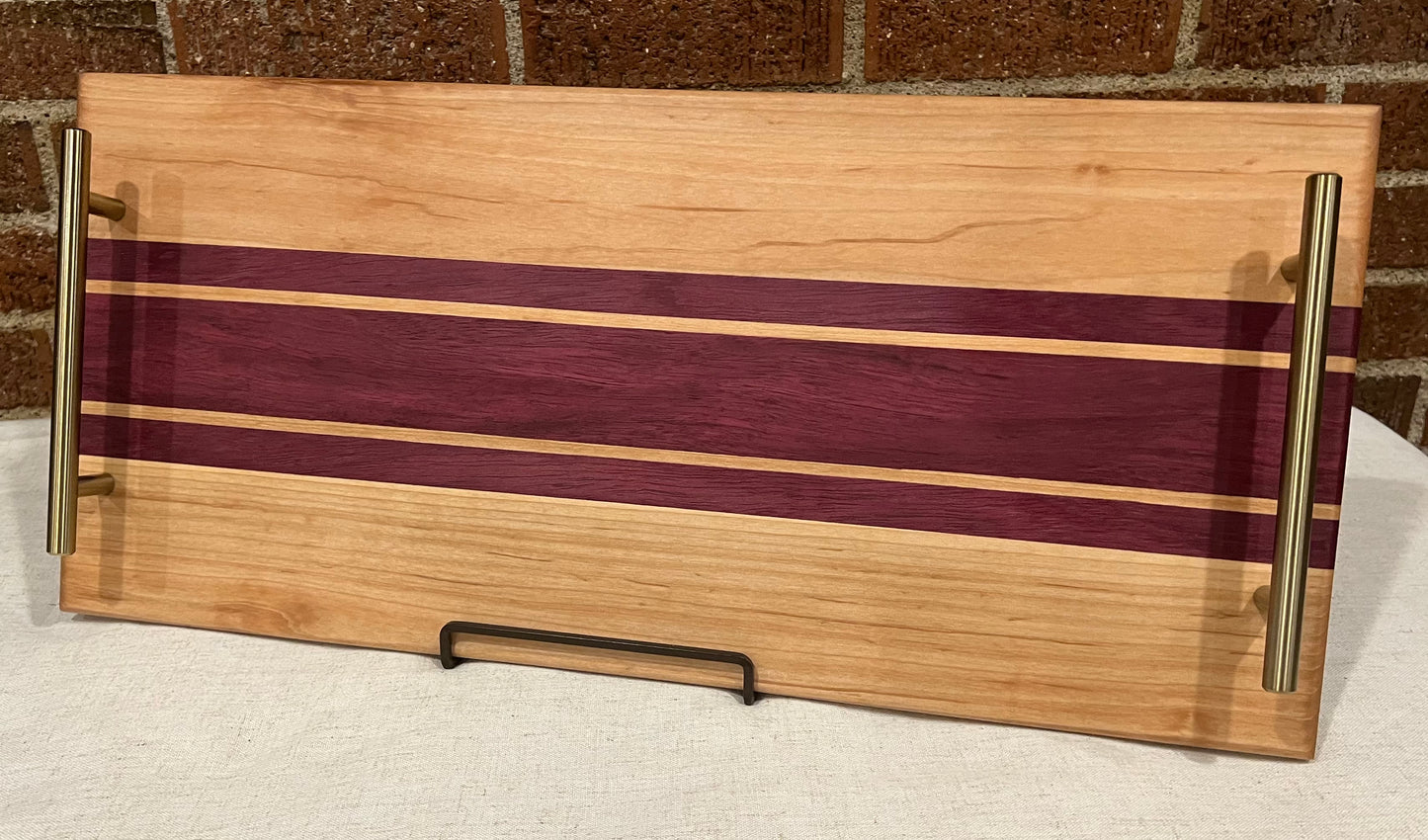 Purpleheart + Cherry Serving Tray