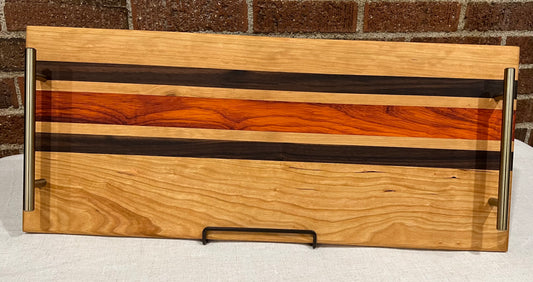Cherry + Walnut + Padauk Serving Tray