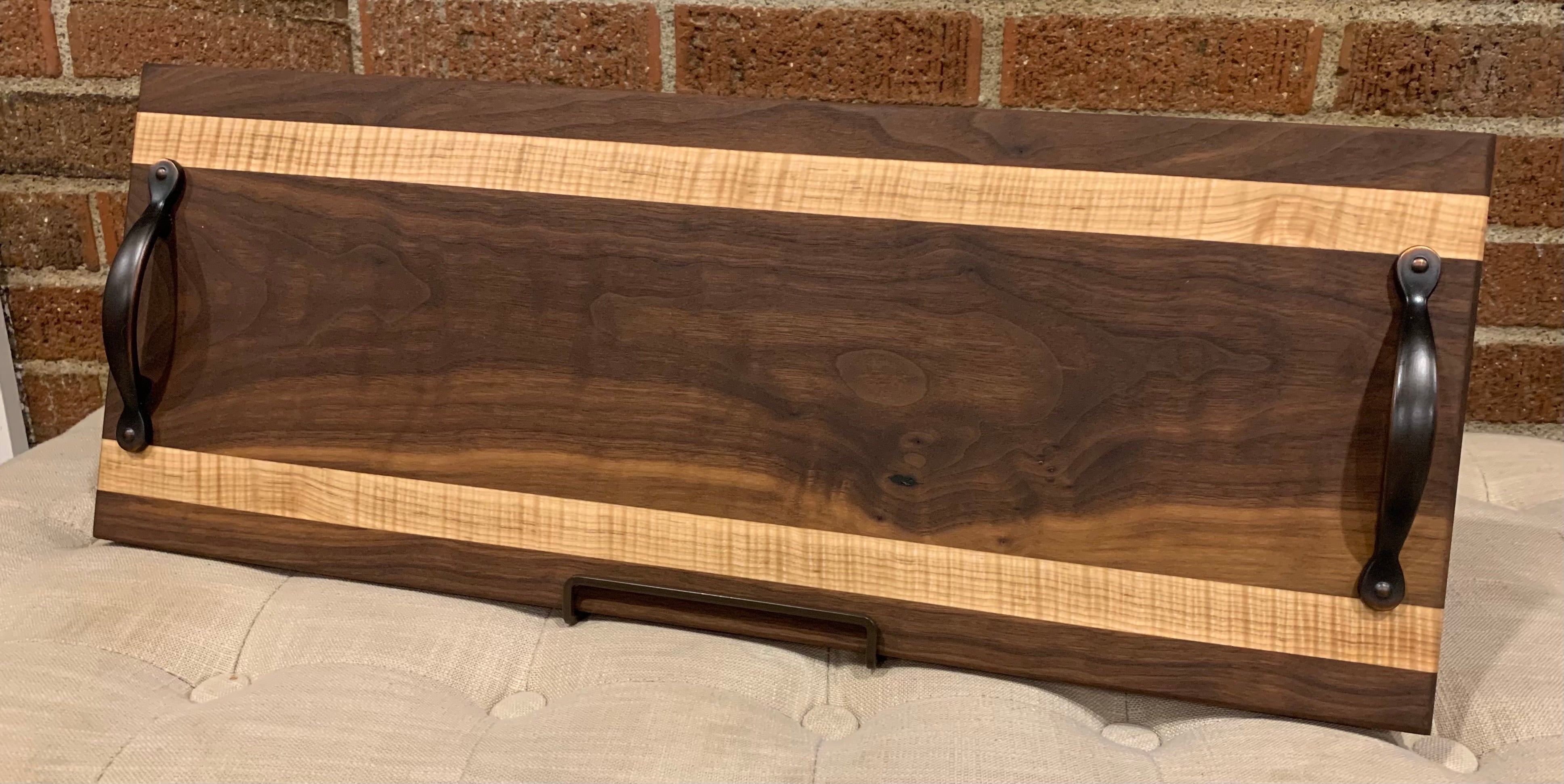 Walnut and Maple Serving Tray! on sale