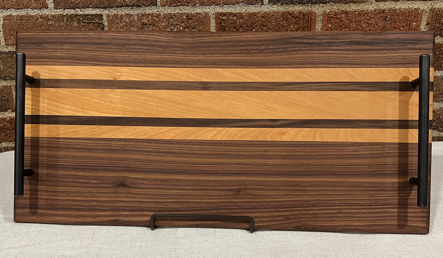 Walnut + Cherry Serving Tray