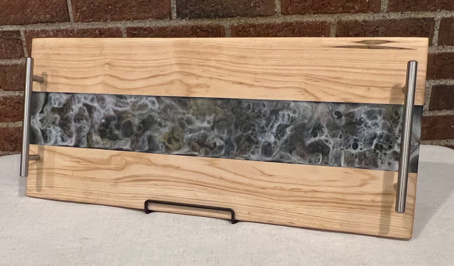 Maple + Resin Serving Tray