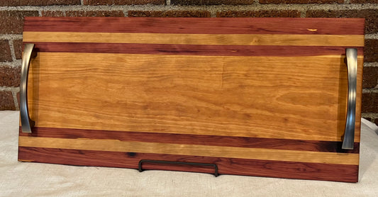 Red Cedar + Cherry Serving Tray