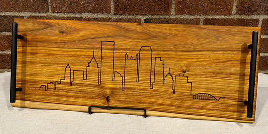 Canarywood + PGH Skyline Serving Tray