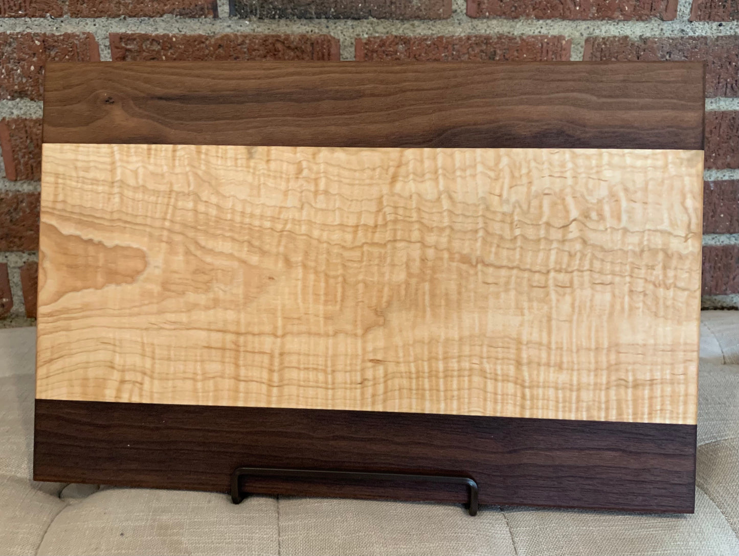 Curly Maple + Walnut Cutting Board